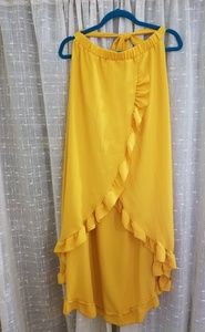 Bohemian Ruffle Beach Skirt